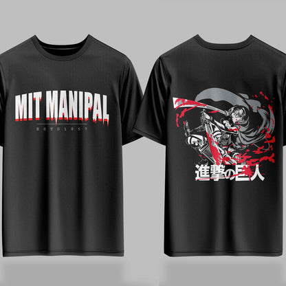 MAHE Manipal AOT Bloodline Drop – 240GSM  Oversized Tee