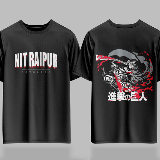 NIT Raipur AOT Bloodline Drop – 240GSM  Oversized Tee
