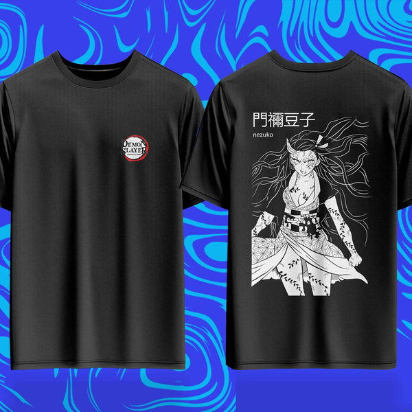 Awakened Demon Nezuko Oversized Tee - 240GSM Archive