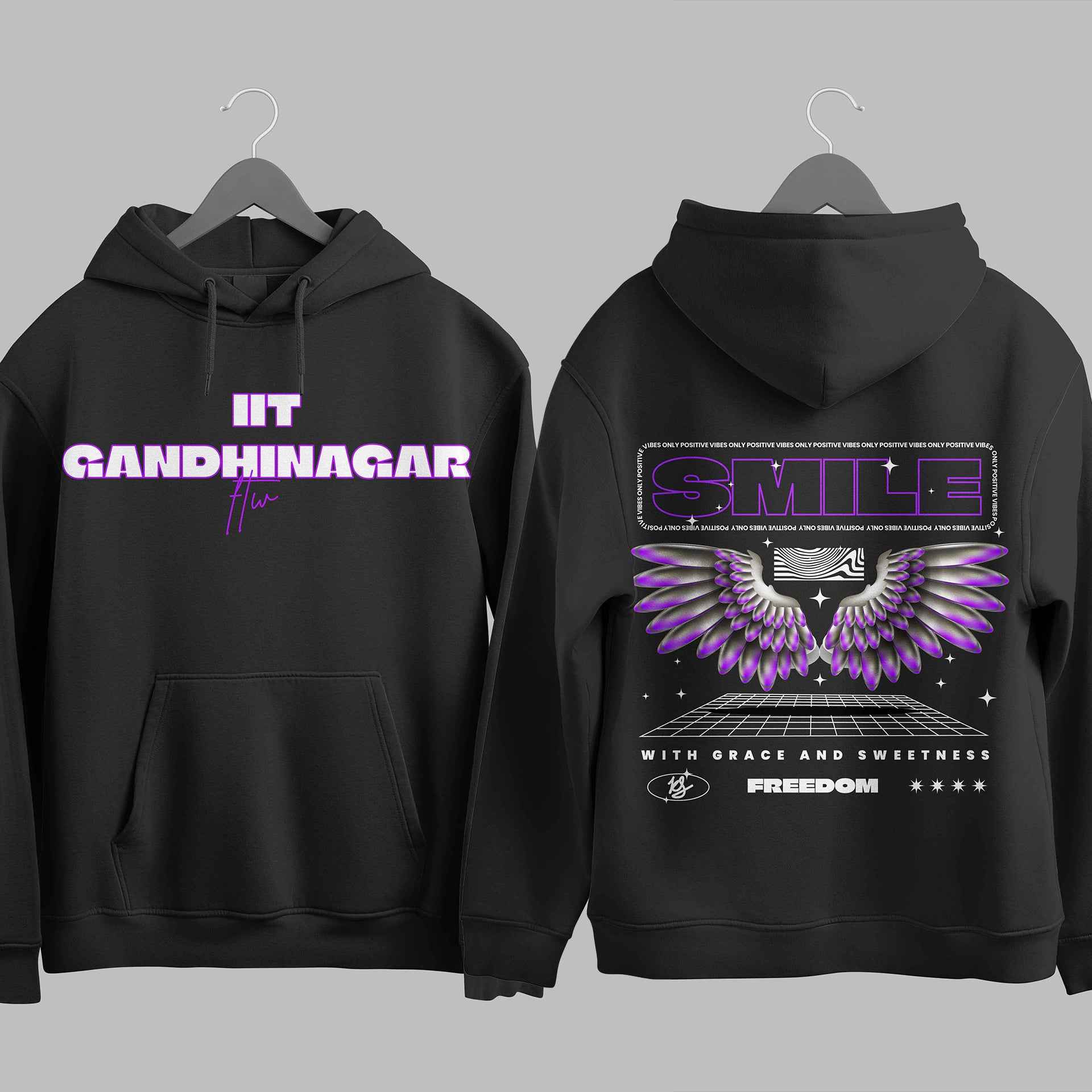 The IIT Gandhinagar Ascend Hoodie - 320GSM
