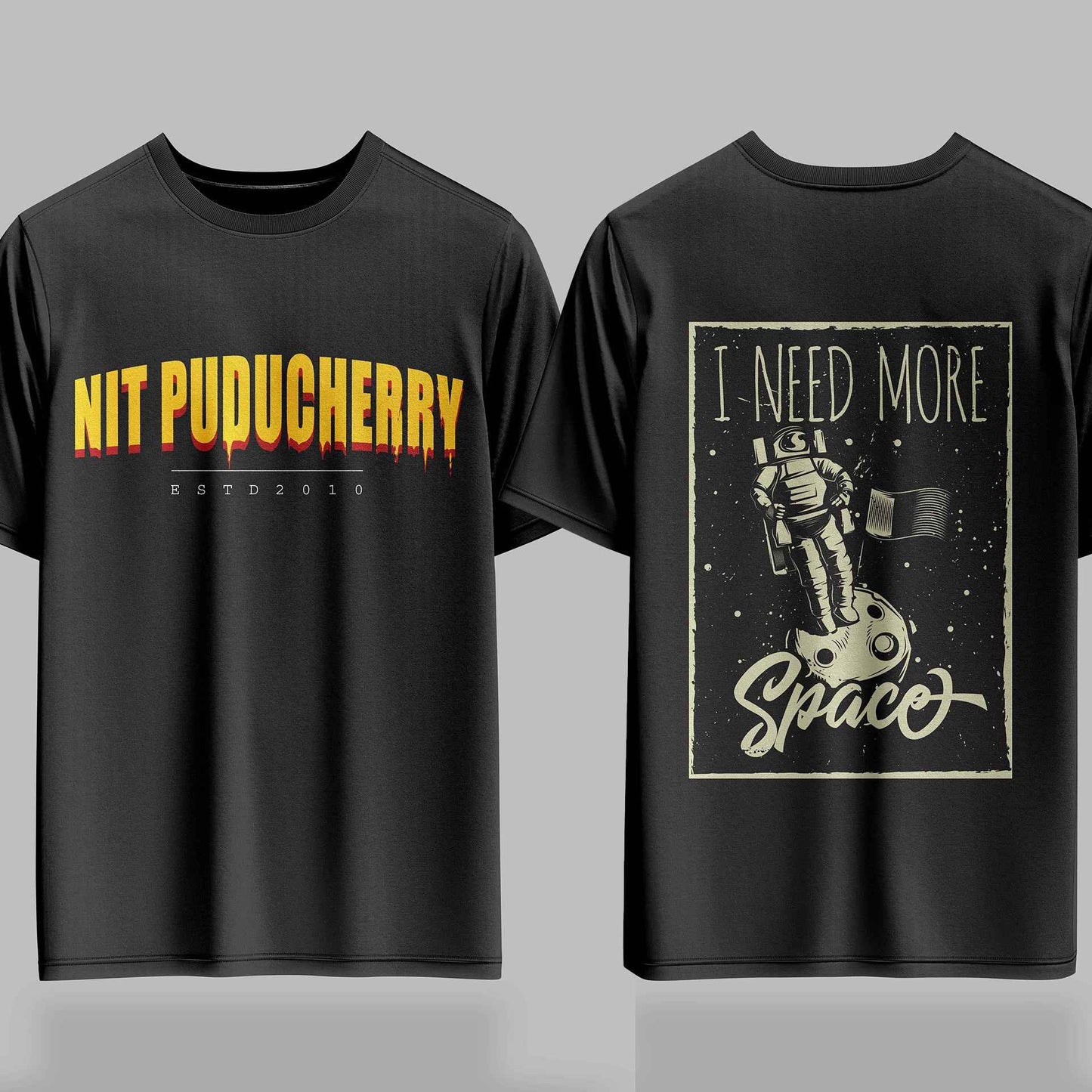 NIT Puducherry Gravity Drop -  240GSM Oversized Tee