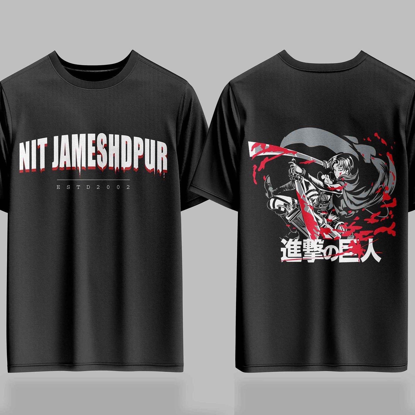 NIT Jamshedpur AOT Bloodline Drop – 240GSM  Oversized Tee