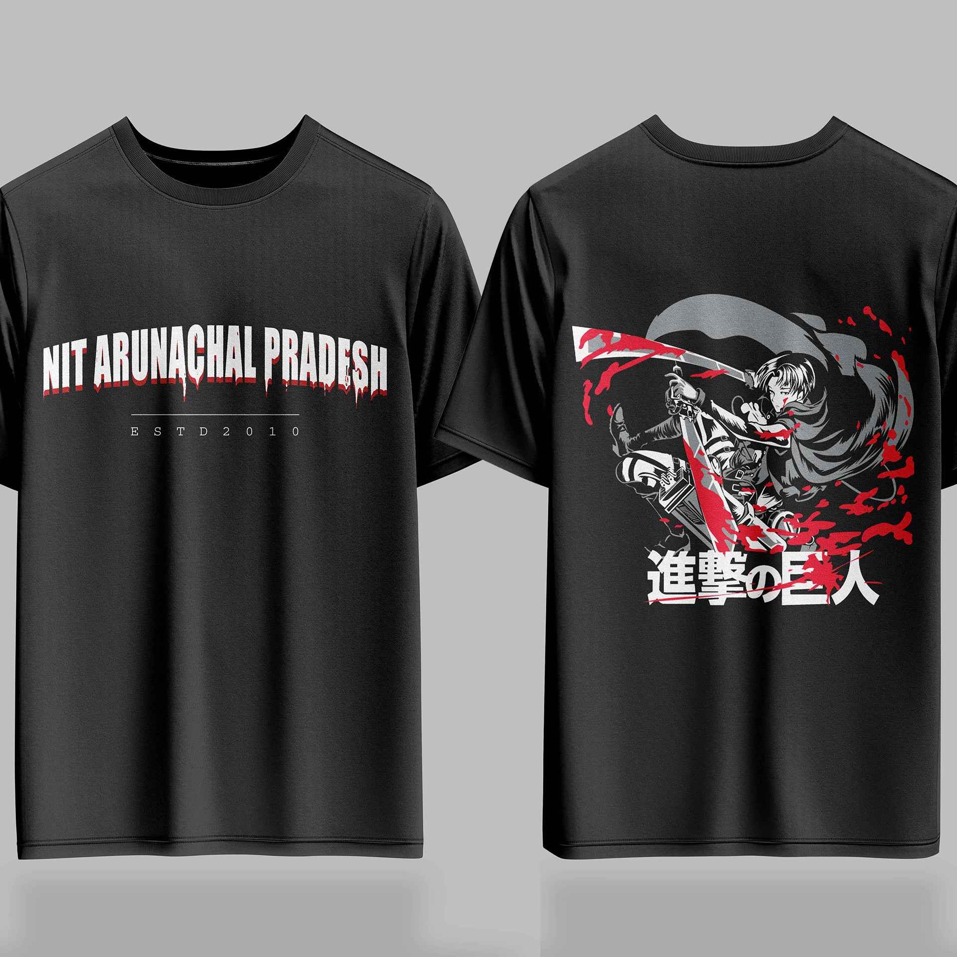 NIT Arunachal Pradesh AOT Bloodline Drop – 240GSM  Oversized Tee