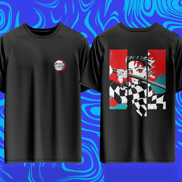 Water & Fire Tanjiro Split Oversized Tee - 240GSM Archive