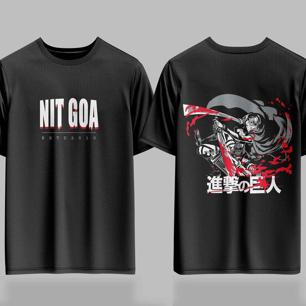 NIT Goa AOT Bloodline Drop – 240GSM  Oversized Tee