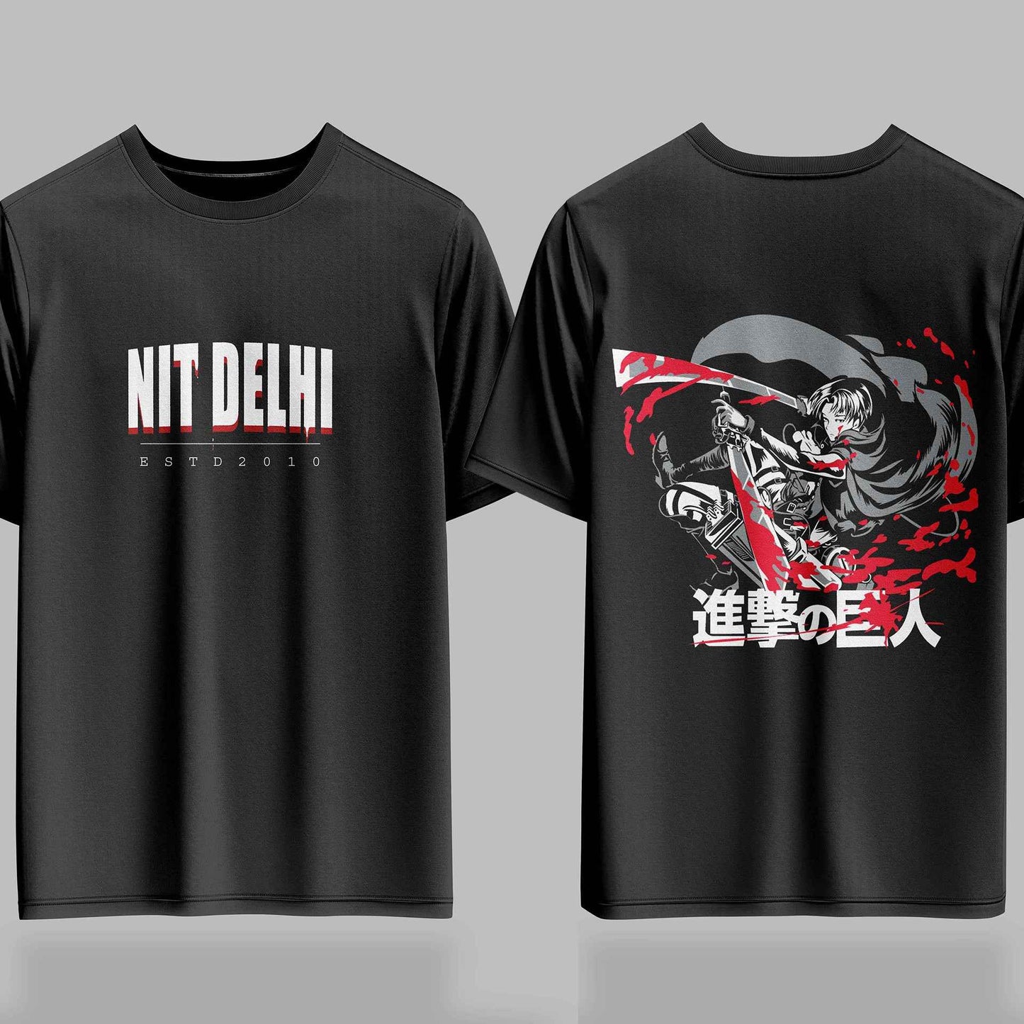 NIT Delhi AOT Bloodline Drop – 240GSM  Oversized Tee