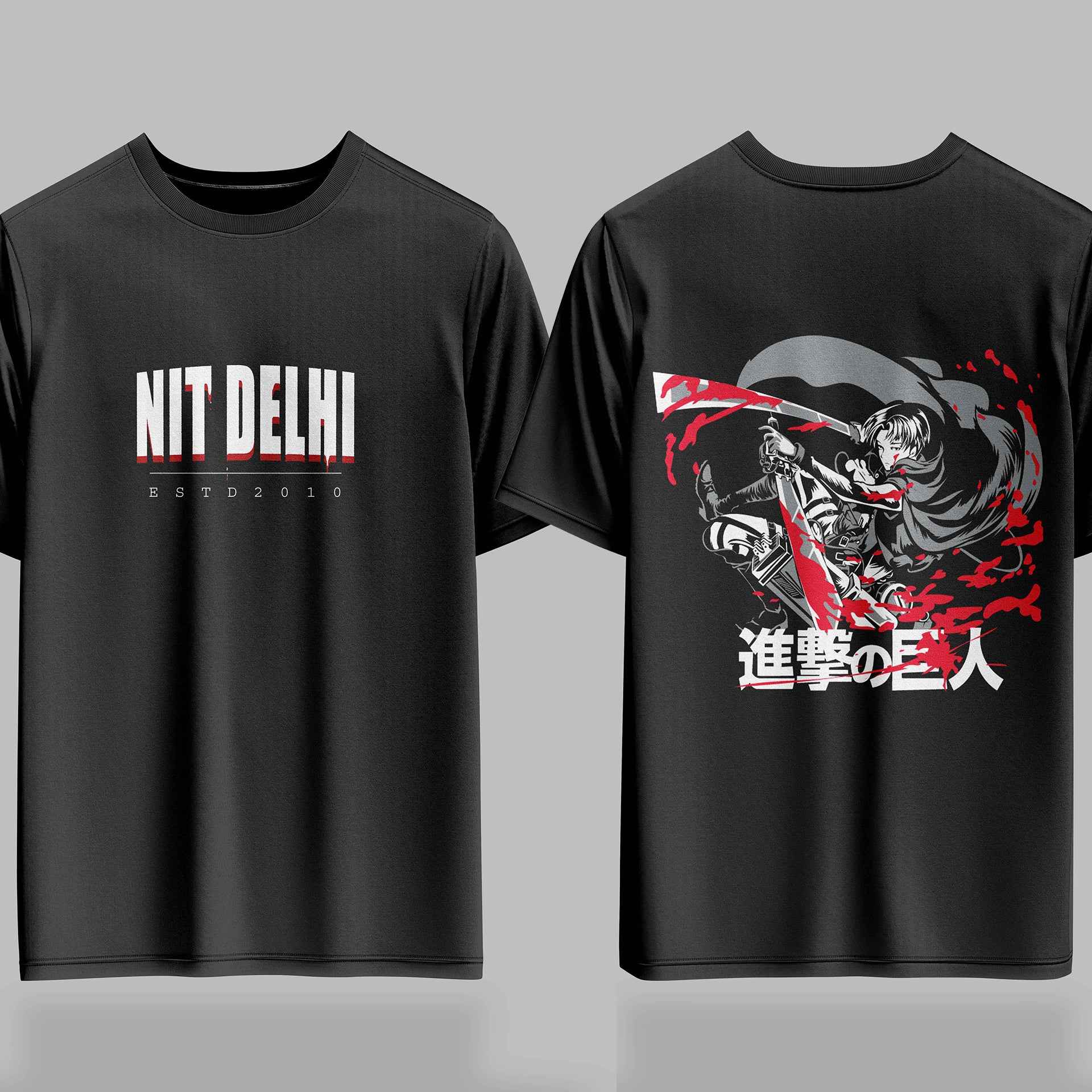 NIT Delhi AOT Bloodline Drop – 240GSM  Oversized Tee