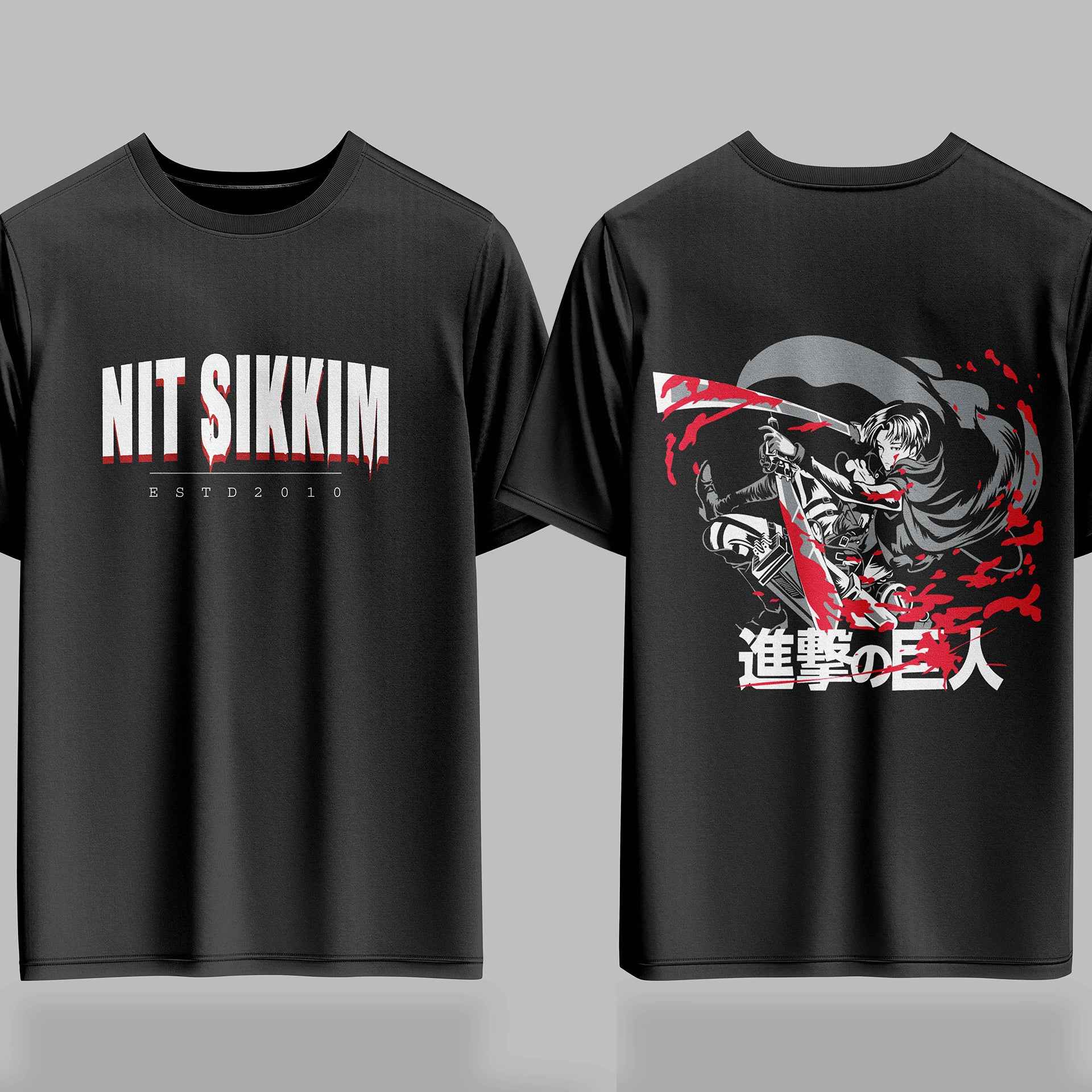 NIT Sikkim AOT Bloodline Drop – 240GSM  Oversized Tee