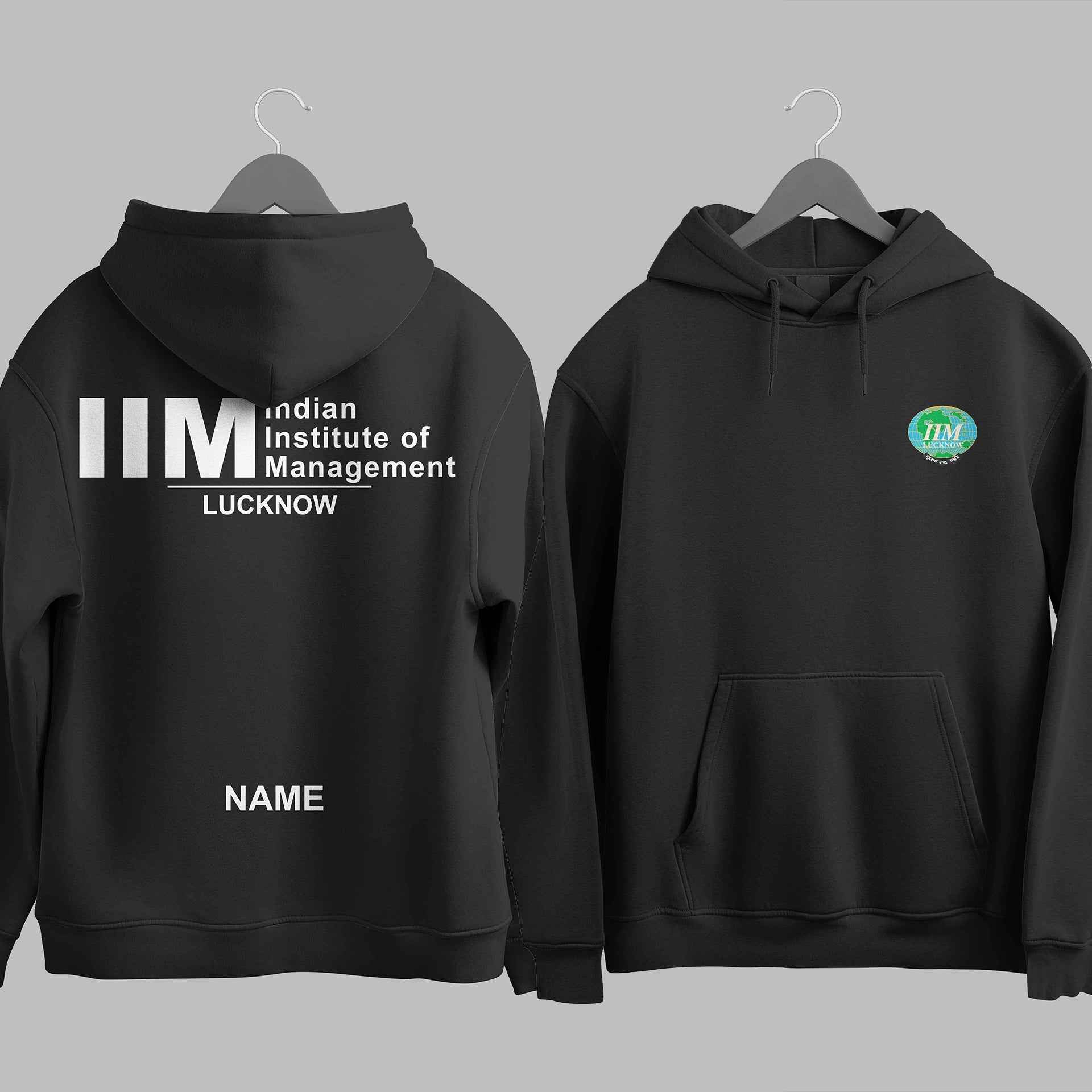 The IIM Lucknow Minimalist Hoodie - 320GSM