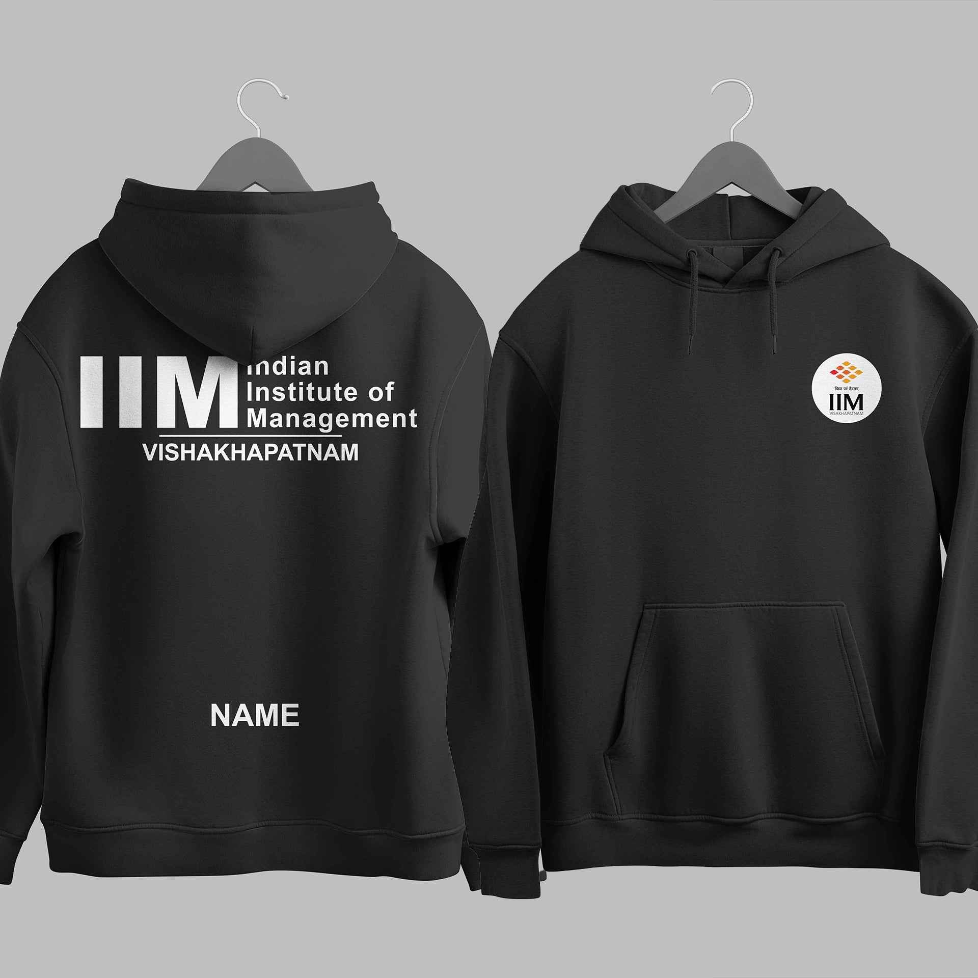 The IIM Vishakhapatnam Minimalist Hoodie - 320GSM