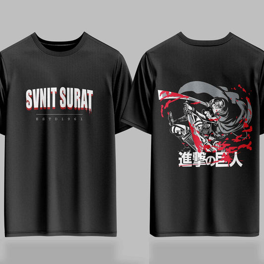 SVNIT Surat AOT Bloodline Drop – 240GSM  Oversized Tee