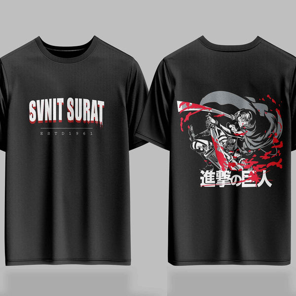 SVNIT Surat AOT Bloodline Drop – 240GSM  Oversized Tee