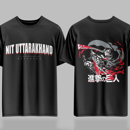 NIT Uttarakhand AOT Bloodline Drop – 240GSM  Oversized Tee