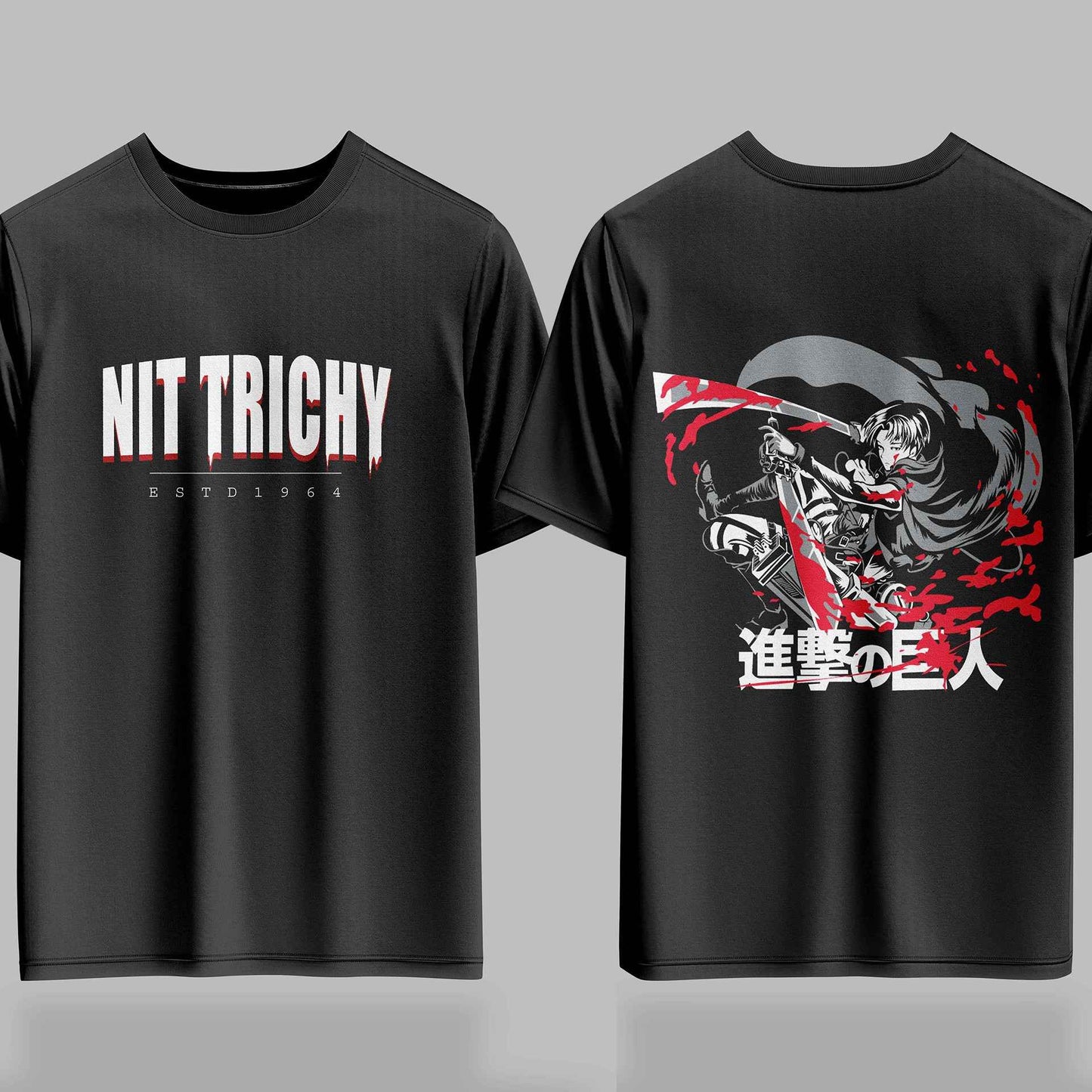 NIT Trichy AOT Bloodline Drop – 240GSM  Oversized Tee