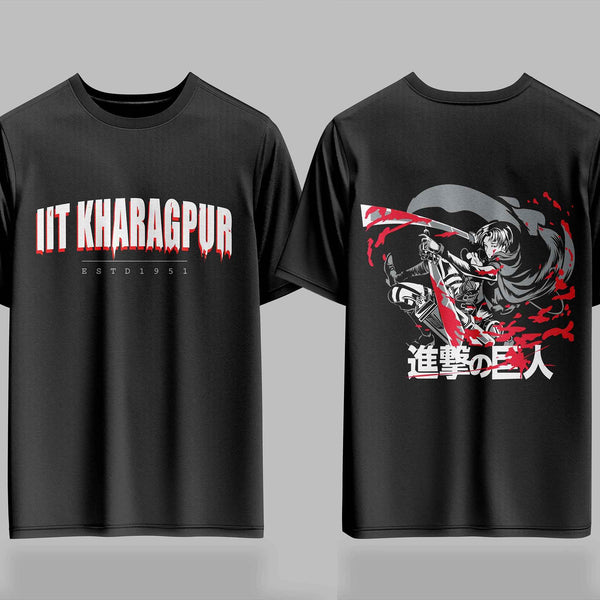 IIT Kharagpur AOT Bloodline Drop –  240GSM Oversized Tee