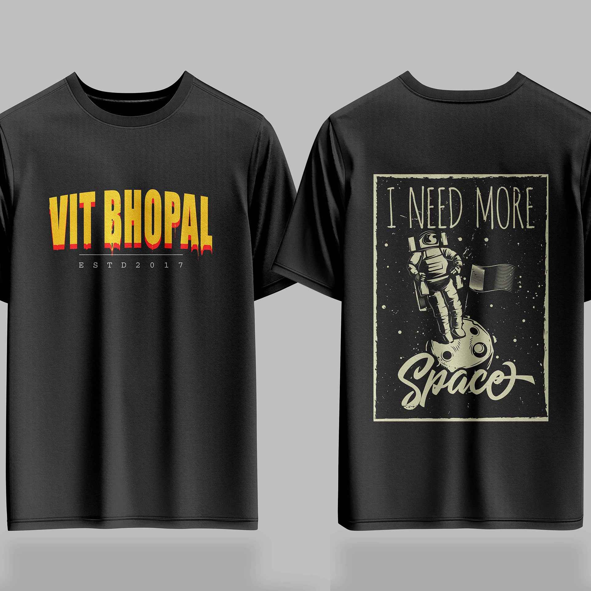 VIT Bhopal Gravity Drop -  240GSM Oversized Tee