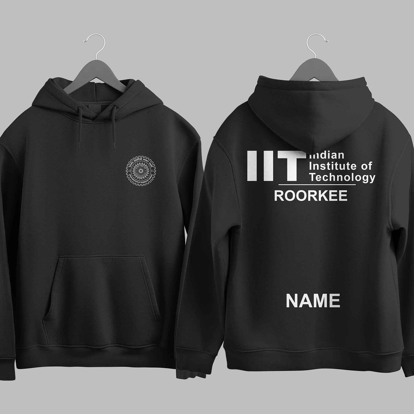 IIT Roorkee Minimalist hoodie – KS Verse – front view
