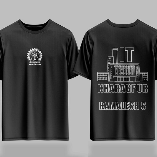 IIT Kharagpur Signature Drop (Print Your Name) – 240GSM Oversized Tee