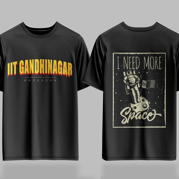 IIT Gandhinagar Gravity Drop -  240GSM Oversized Tee