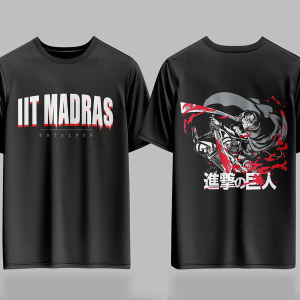 IIT Madras AOT Bloodline Drop – 240GSM  Oversized Tee