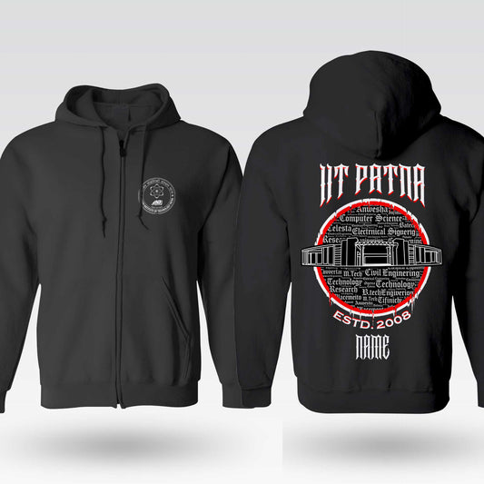 IIT Patna Legacy Armour Zipper Jacket  (Print Your Name) – 320GSM