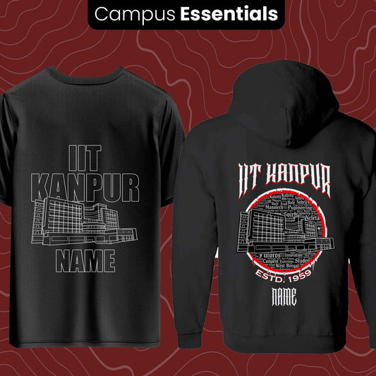 IIT Kanpur Essentials : Oversize Tee and Jacket