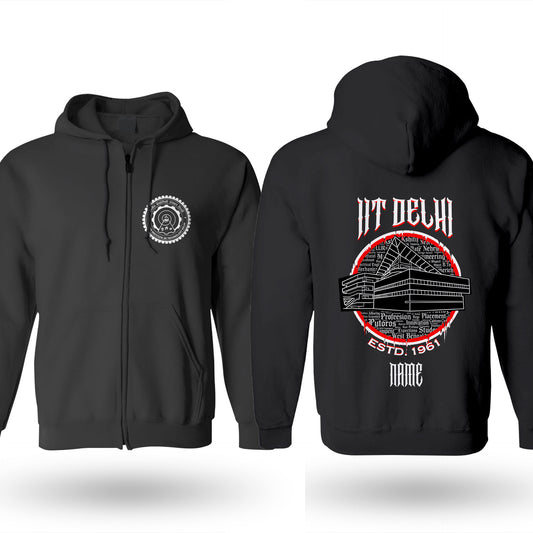 IIT Delhi Legacy Armour Zipper Jacket  (Print Your Name) – 320GSM