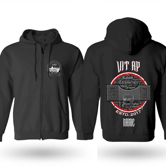 VIT AP Legacy Armour Zipper Jacket  (Print Your Name) – 320GSM