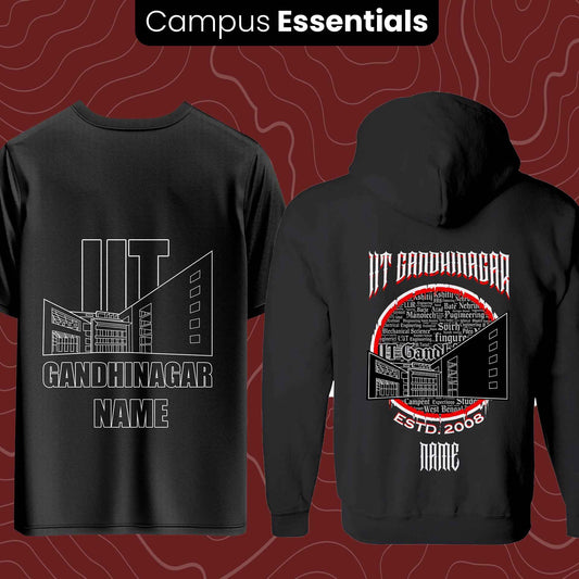 IIT Gandhinagar Essentials : Oversize Tee and Jacket