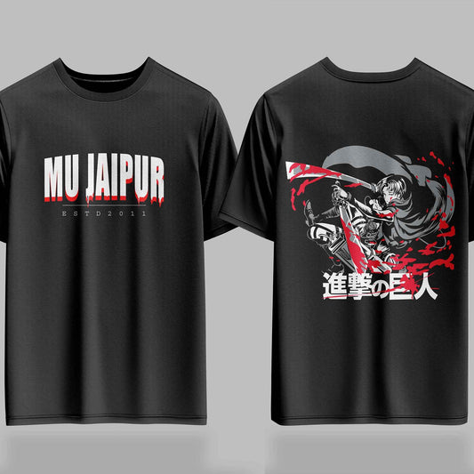 MU Jaipur AOT Bloodline Drop – 240GSM  Oversized Tee