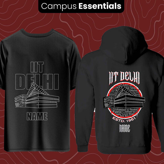 IIT Delhi Essentials : Oversize Tee and Jacket