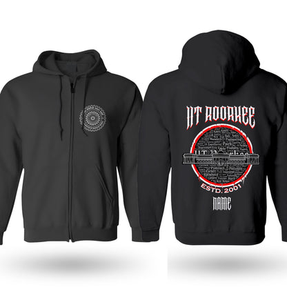 IIT Roorkee Legacy Armour Zipper Jacket  (Print Your Name) – 320GSM