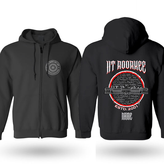 IIT Roorkee Legacy Armour Zipper Jacket  (Print Your Name) – 320GSM