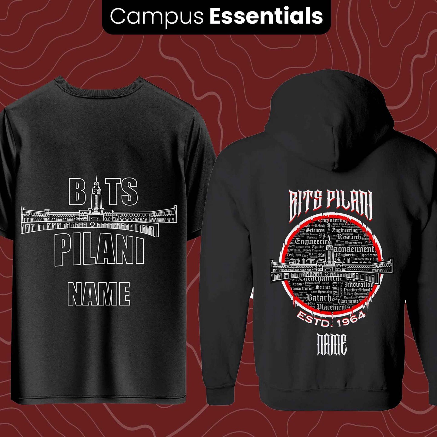 BITS Pilani Essentials : Oversize Tee and Jacket