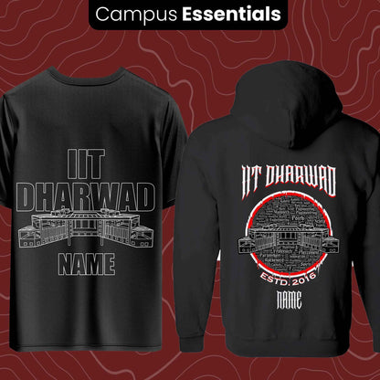 IIT Dharwad Essentials :Oversize Tee and Jacket