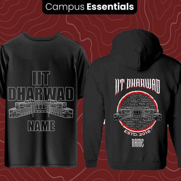 IIT Dharwad Essentials :Oversize Tee and Jacket