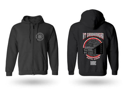 IIT Gandhinagar Legacy Armour Zipper Jacket  (Print Your Name) – 320GSM