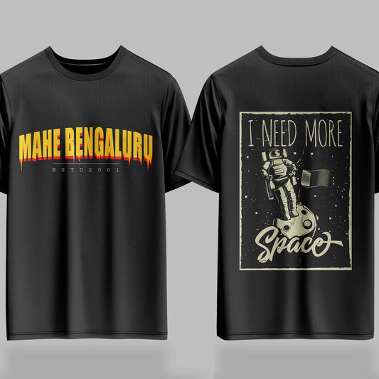 MAHE Bengaluru Gravity Drop -  240GSM Oversized Tee