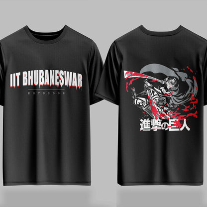 IIT Bhubaneswar AOT Bloodline Drop – 240GSM  Oversized Tee