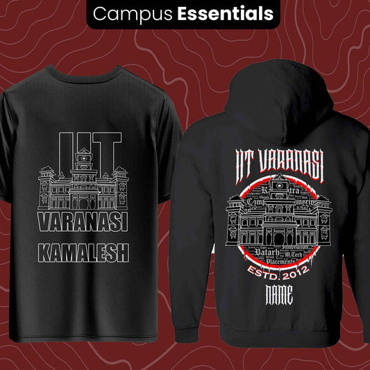 IIT BHU Essentials : Oversize Tee and Jacket