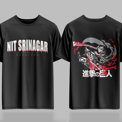 NIT Srinagar AOT Bloodline Drop – 240GSM  Oversized Tee