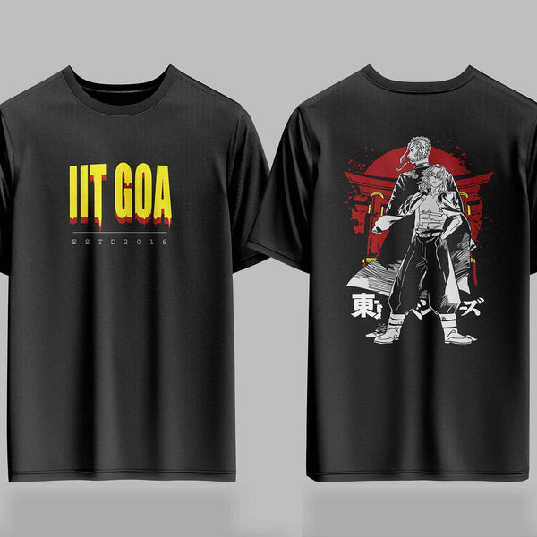 IIT Goa Bōsōzoku Drop – 240GSM  Oversized Tee