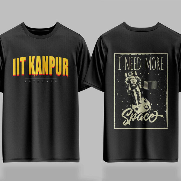 IIT Kanpur Gravity Drop -  240GSM Oversized Tee