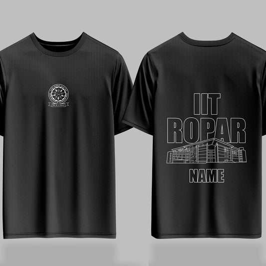 IIT Ropar Signature Drop (Print Your Name)– 240GSM Oversized Tee