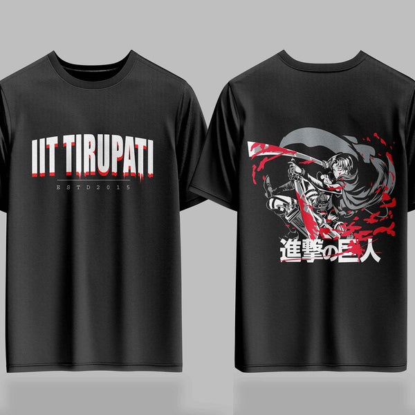IIT Tirupati AOT Bloodline Drop –  240GSM Oversized Tee