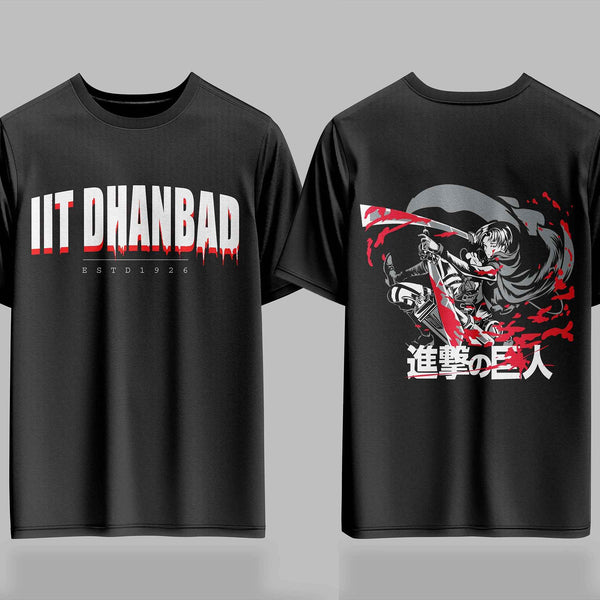 IIT Dhanbad AOT Bloodline Drop – 240GSM  Oversized Tee