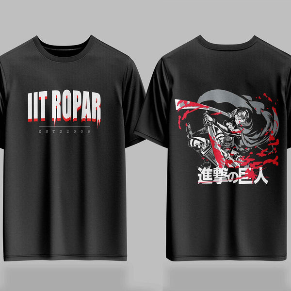 IIT Ropar AOT Bloodline Drop – 240GSM  Oversized Tee
