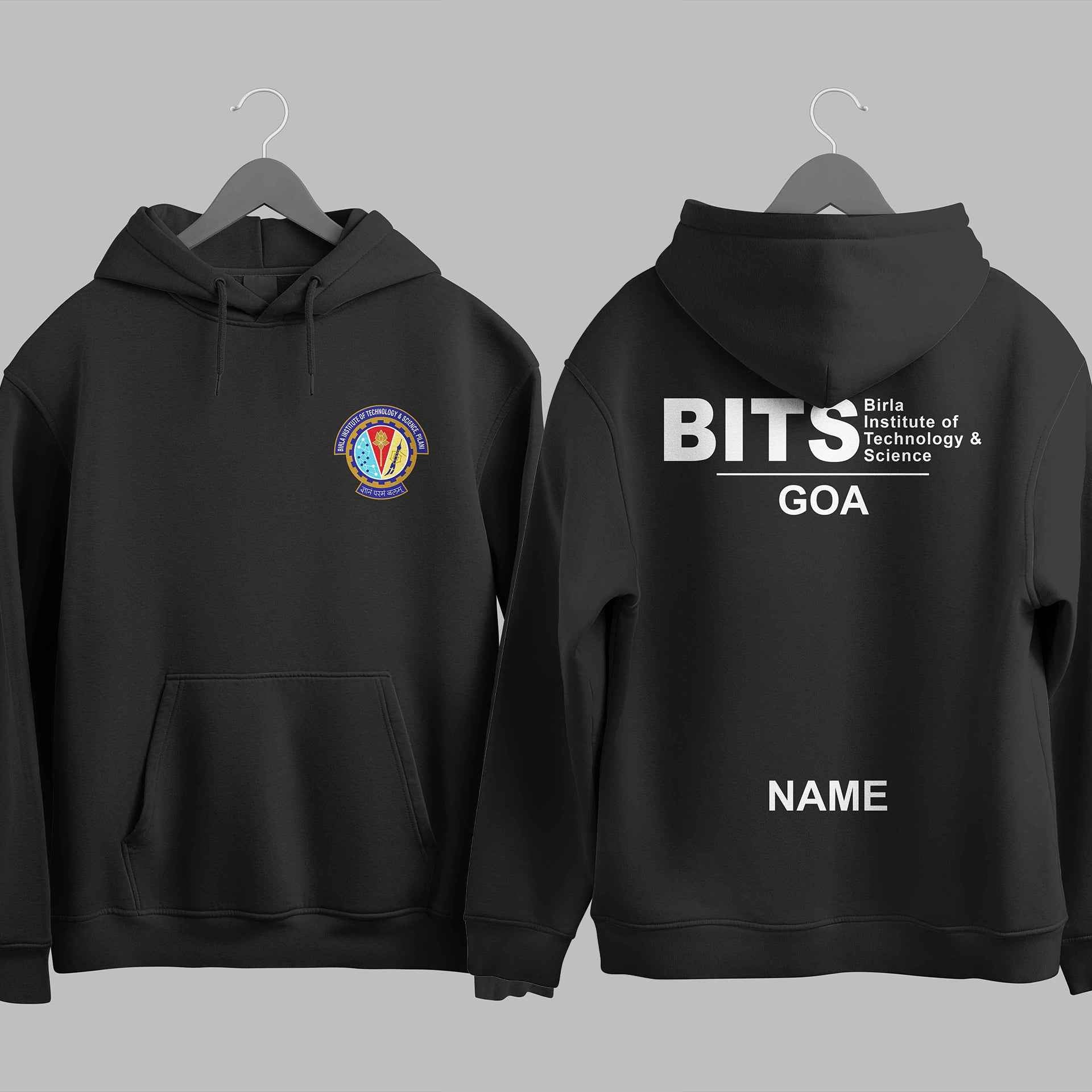 BITS Goa Minimalist hoodie – KS Verse – front view