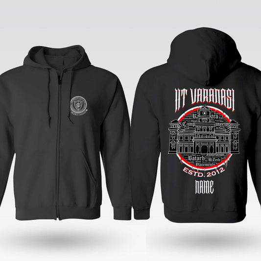 IIT (BHU) Varanasi Legacy Armour Zipper Jacket  (Print Your Name) – 320GSM