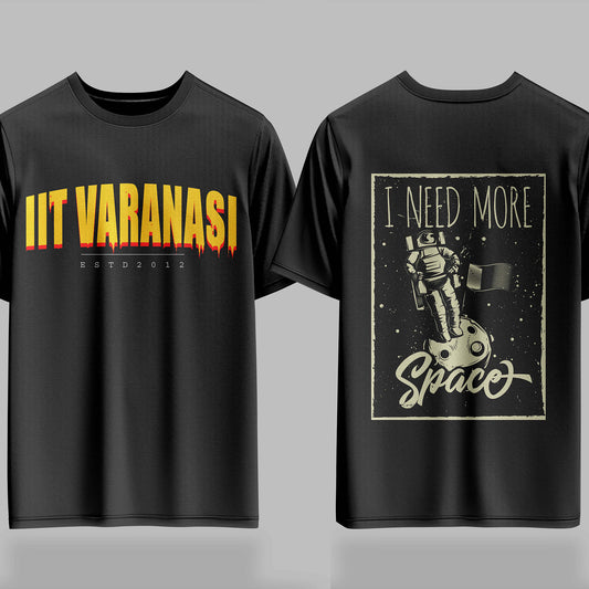 IIT(BHU) Varanasi Gravity Drop -  240GSM Oversized Tee